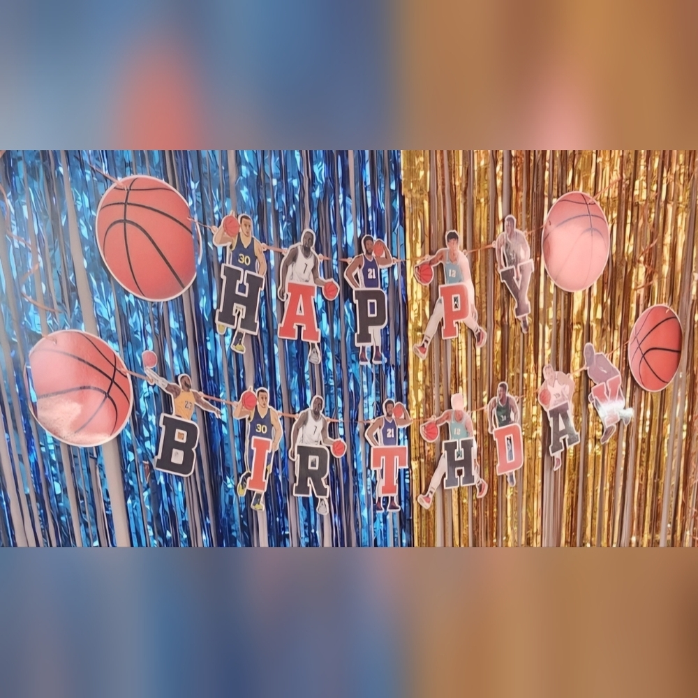 NBA 'happy birthday' sign